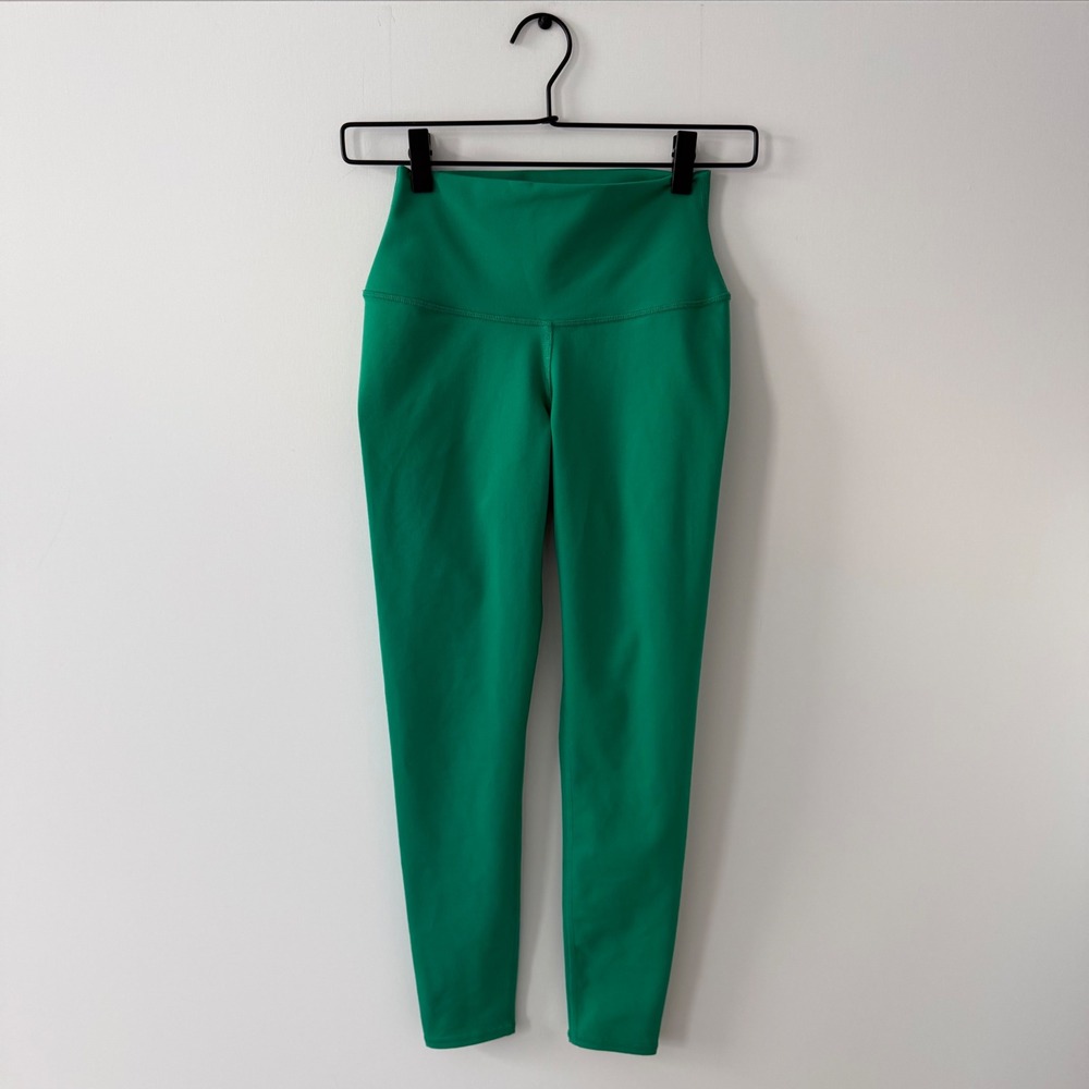 Alo Yoga Womens High Waist 7/8 Airlift Leggings Green XXS Activewear